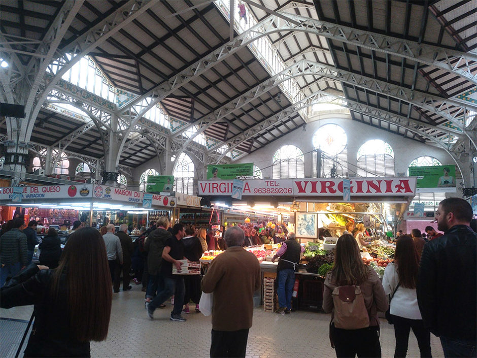 Mercado Central Valencia interior