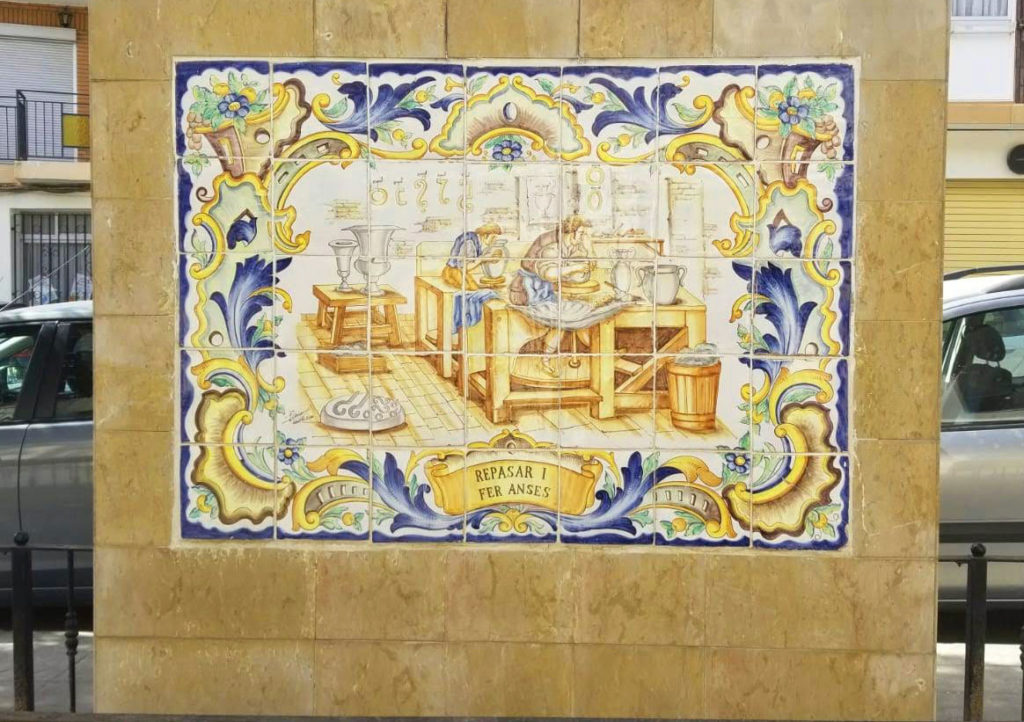 The fantastic tradition of ceramic artistry tile work in manises center valencia