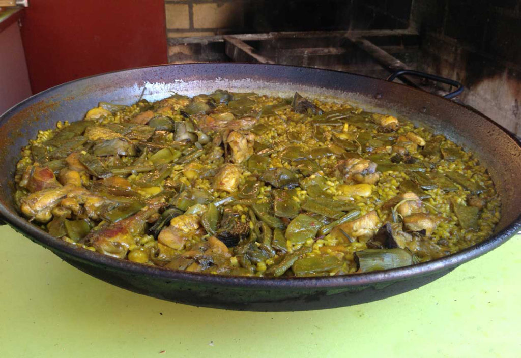 Paella from Valencia. The gift to the world